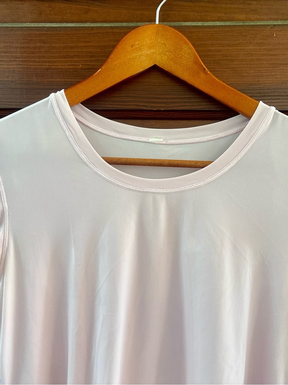 Lululemon Just Pleat It Short Sleeve Top in Pearl Pink *Size Medium - Picture 7 of 10